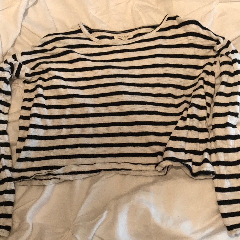 Aeropostale cropped long-sleeve sweater